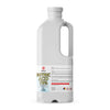 2.5L white HDPE bottle of Alliance Chemical Nitric Acid 70% ACS-grade with hazard warning symbols, safety information and tamper-seal cap.