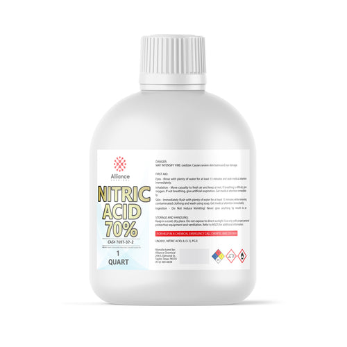 Nitric Acid ACS Grade 70% in 2.5 Liter bottle — semiconductor wafer etching