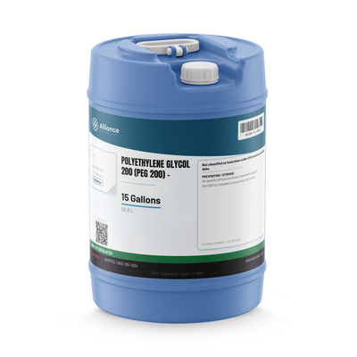 Polyethylene Glycol 200 (PEG 200) - Technical Grade - 15 Gallon Drum