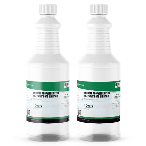 Inhibited Propylene Glycol 25/75 with OAT Inhibitor — Data Center Coolant