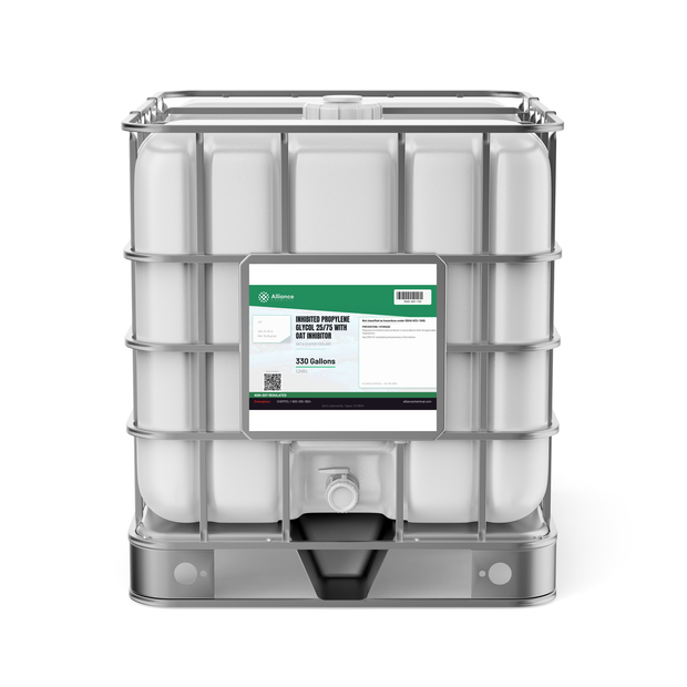 Inhibited Propylene Glycol 25/75 330-gallon IBC tote for data center cooling
