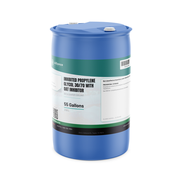 Inhibited Propylene Glycol 30/70 with OAT Inhibitor — Data Center Coolant