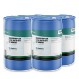 Inhibited Propylene Glycol 30/70 data center coolant in four 55-gallon blue drums, Alliance Chemical