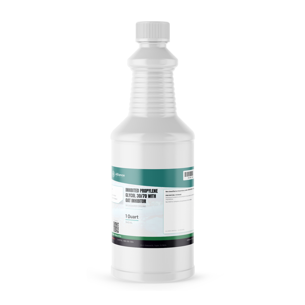 Inhibited Propylene Glycol 30/70 1-quart plastic bottle for data center cooling, Alliance Chemical