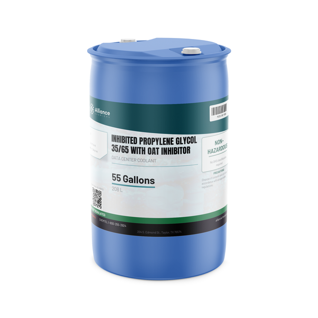 Inhibited Propylene Glycol 35/65 with OAT Inhibitor — Data Center Coolant