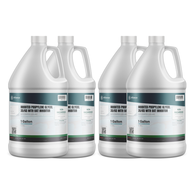 Inhibited Propylene Glycol 35/65 with OAT Inhibitor — Data Center Coolant