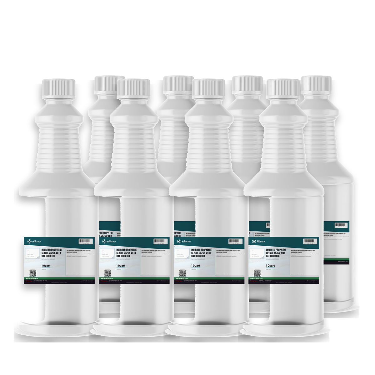 Inhibited Propylene Glycol 35/65 with OAT inhibitor, eight 1-quart bottles