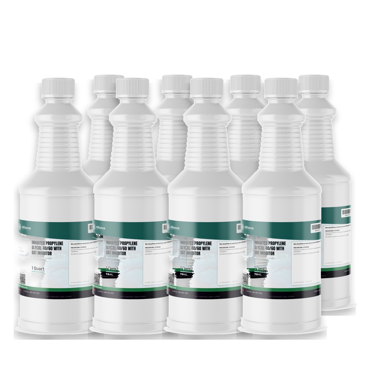 Inhibited Propylene Glycol 40/60 with OAT Inhibitor, eight 1-quart bottles, Alliance Chemical
