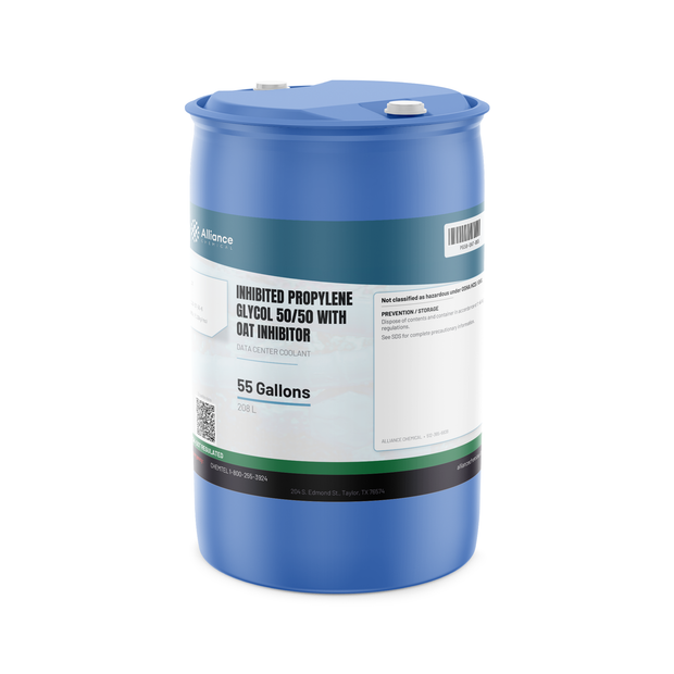 Inhibited Propylene Glycol 50/50 with OAT Inhibitor — Data Center Coolant