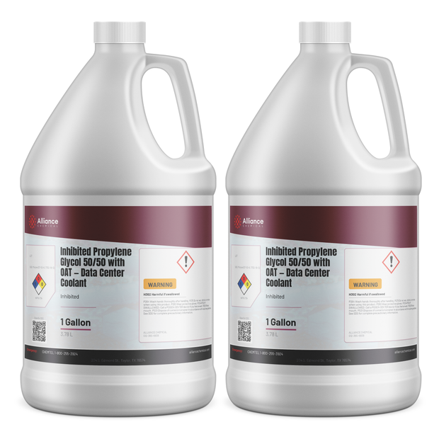 Inhibited Propylene Glycol 50/50 with OAT Inhibitor — Data Center Coolant