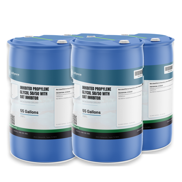 Inhibited Propylene Glycol 50/50 with OAT Inhibitor in four 55-gallon drums from Alliance Chemical