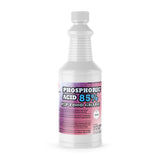 One 1-quart plastic bottle of Alliance Chemical Phosphoric Acid 85% Food Grade with a white screw cap and product label.
