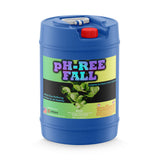15-gallon plastic drum of Alliance Chemical pH-Ree Fall with red cap, handle, and product label.