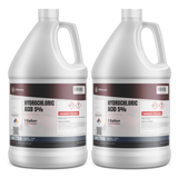 Hydrochloric Acid 5% ACS Reagent Grade in two 1-gallon plastic jugs, Alliance Chemical