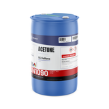 Acetone 99.5% ACS grade in a 55-gallon drum from Alliance Chemical for precision laboratory cleaning
