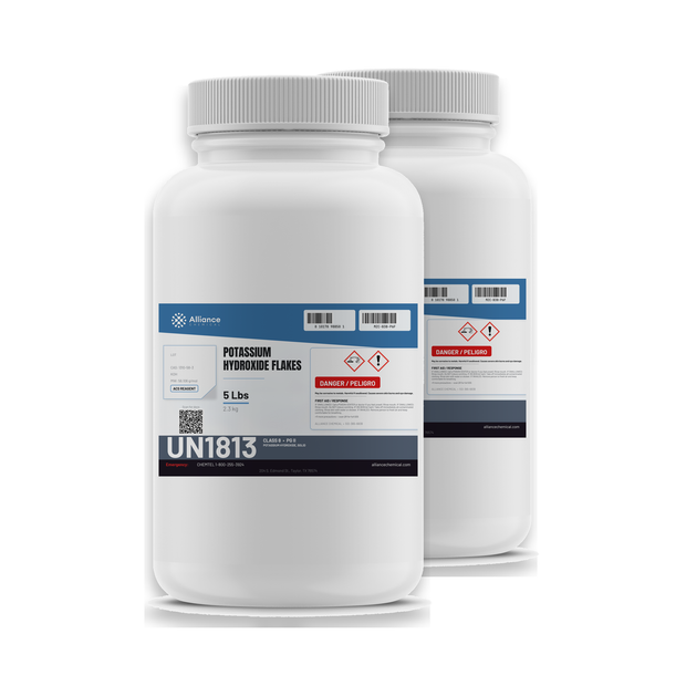 Potassium Hydroxide Flakes ACS Grade