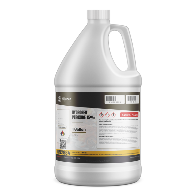 Hydrogen Peroxide 15% ACS Grade
