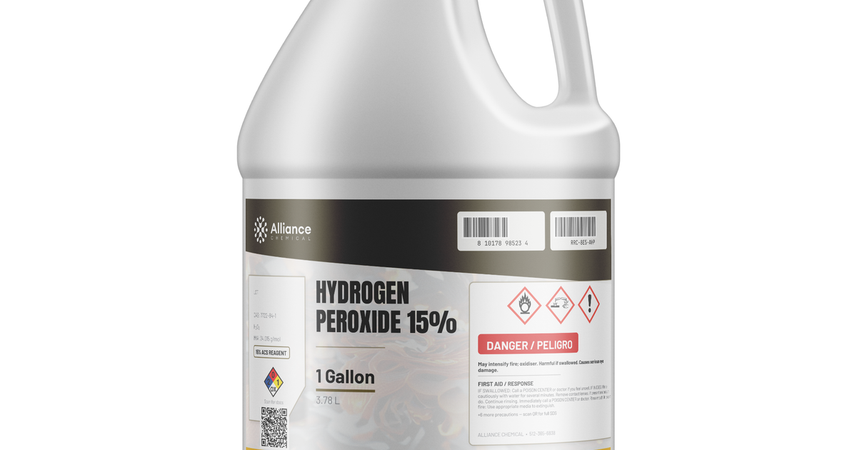 Hydrogen Peroxide 15% ACS Grade | Alliance Chemical