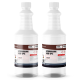 Hydrochloric Acid 15% Technical Grade in two 1-quart bottles for concrete etching from Alliance Chemical