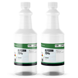 Glycerin 75% Food Grade in two 1-quart plastic bottles by Alliance Chemical for food and beverage formulations