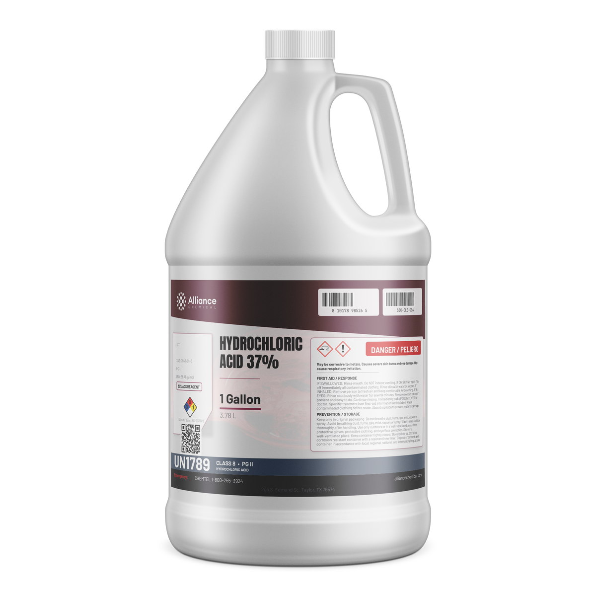 Hydrochloric Acid 37% ACS Reagent Grade