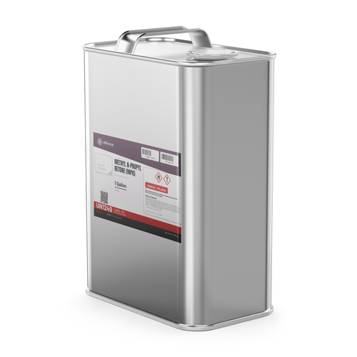 Methyl n-Propyl Ketone Technical Grade 1-gallon metal can for precision metal cleaning, Alliance Chemical
