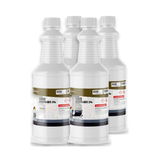 Sodium Hypochlorite 3% technical grade in four 1-quart plastic bottles, Alliance Chemical