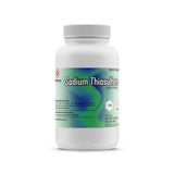 One 2-lbs plastic bottle of Alliance Chemical Sodium Thiosulfate with a white ribbed cap and product label.