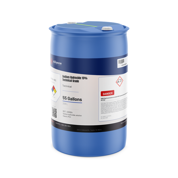 Sodium Hydroxide 15% Technical Grade