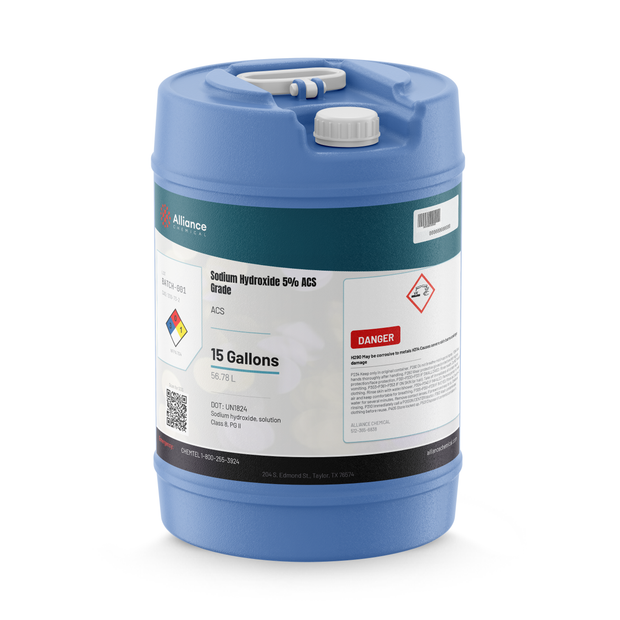 Sodium Hydroxide 5% ACS Grade