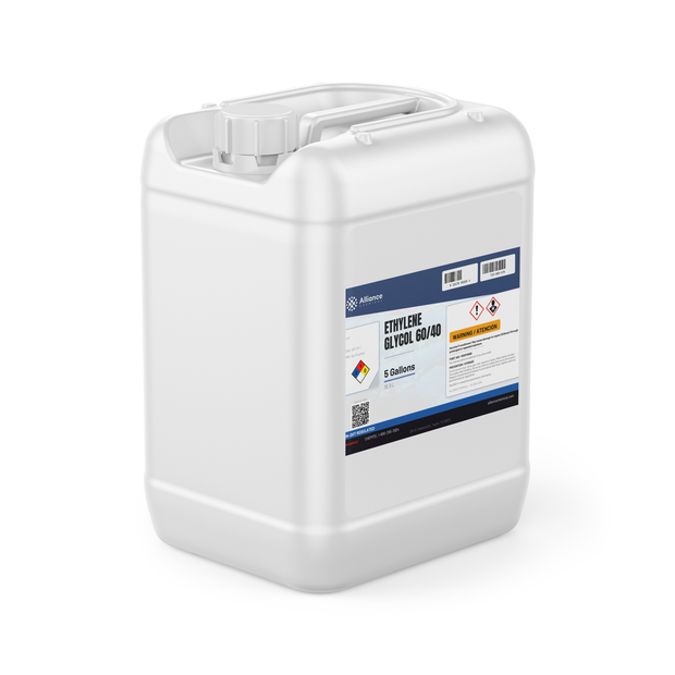 Ethylene Glycol 60/40 Technical Grade in a 5-gallon jerry can from Alliance Chemical