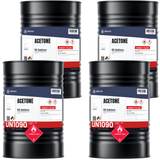 Acetone Technical Grade in four 55-gallon drums from Alliance Chemical for resin thinning and metal degreasing