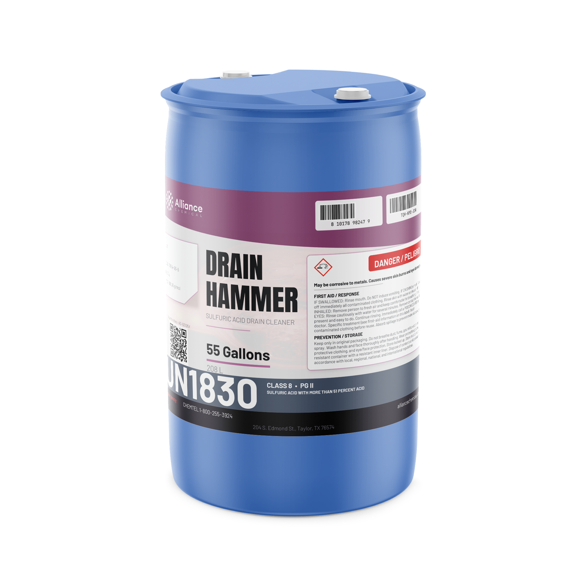 Drain Hammer - Sulfuric Acid Drain Cleaner