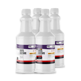 Technical grade Amyl Acetate liquid in four 1-quart plastic bottles, Alliance Chemical