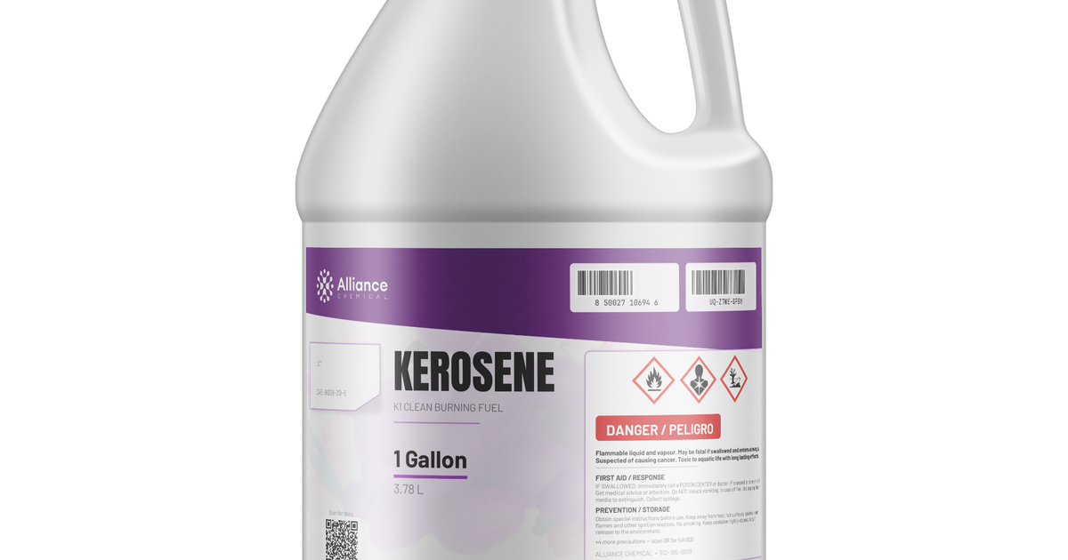 Kerosene K1 Clean Fuel, Low Sulfur, Technical Grade