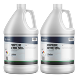 Propylene Glycol 50% USP Grade liquid in two 1-gallon plastic jugs, Alliance Chemical