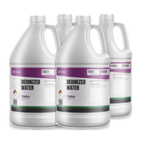 Deionized Water, Technical Grade, in a case of four 1-gallon plastic jugs, Alliance Chemical