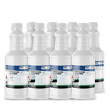 Propylene Glycol 20% Inhibited, case of eight 1-quart white plastic bottles from Alliance Chemical