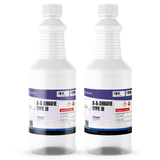 A-A-59601E Type III ACS Grade in two 1-quart plastic bottles, Alliance Chemical for parts cleaning and surface prep