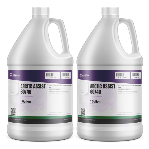 Arctic Assist 60/40 technical grade liquid in two 1-gallon plastic jugs, Alliance Chemical