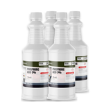 Phosphoric acid 5% technical grade in four 1-quart plastic bottles from Alliance Chemical