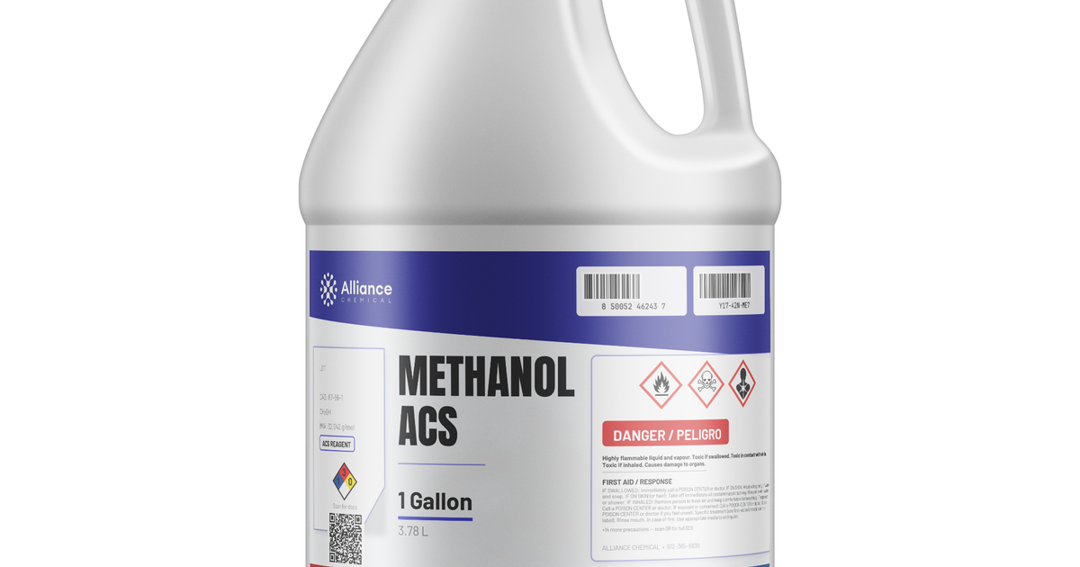 Methanol ACS Reagent Grade | Alliance Chemical
