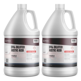 5% Diluted Acetic Acid Food Grade in two 1-gallon plastic jugs from Alliance Chemical
