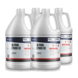 Glycol Ether EE ACS Reagent Grade in four 1-gallon plastic jugs for industrial surface cleaning, Alliance Chemical