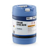 Ethylene Glycol 60/40 solution in a 15-gallon blue plastic carboy from Alliance Chemical for chillers and heat transfer systems