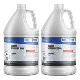 Sodium Hydroxide 10% Technical Grade in two 1-gallon plastic jugs for water treatment, Alliance Chemical