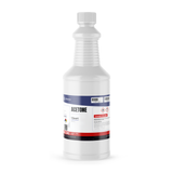 Acetone 99.5% ACS Reagent Grade 1-quart plastic bottle from Alliance Chemical for precision laboratory cleaning