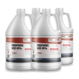 Phosphoric Acid 45% ACS Reagent Grade in four 1-gallon plastic jugs from Alliance Chemical
