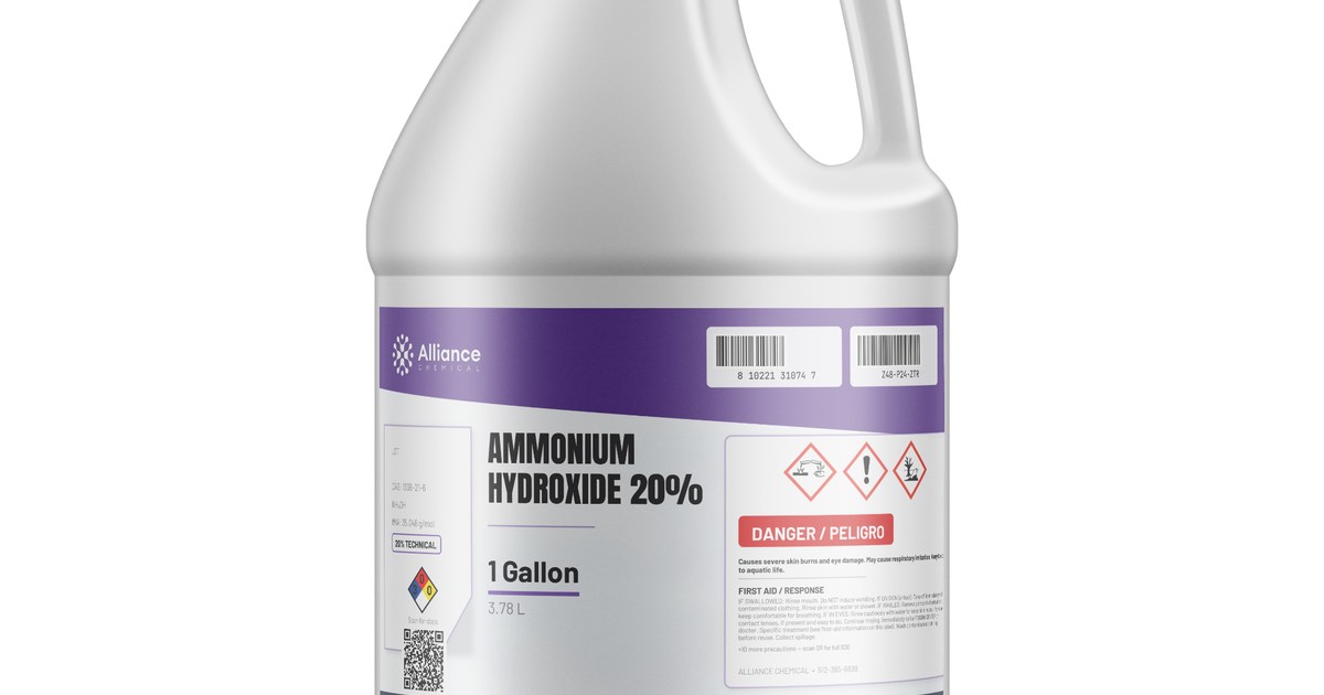 ゴエもん Ammonium Hydroxide 20% Technical Grade | CAS 1336-21-6