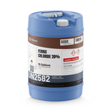 Ferric Chloride 20% Technical Grade in a blue 15-gallon plastic carboy for water treatment and etching, Alliance Chemical